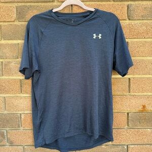 Under Armour Men's Navy Short Sleeve Tee Size Medium